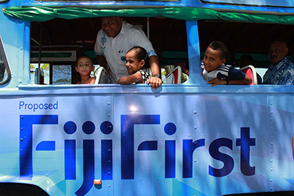 fijifirst republika morris 425wide Fiji First Campaign bus